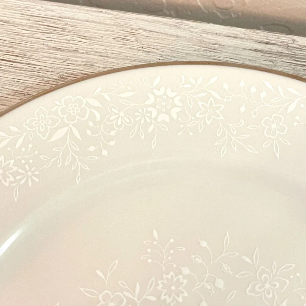 Noritake Ivory China 7192 Affection Salad Plate 8.25